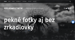 Desktop Screenshot of foto.kompletne.sk