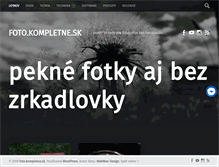Tablet Screenshot of foto.kompletne.sk